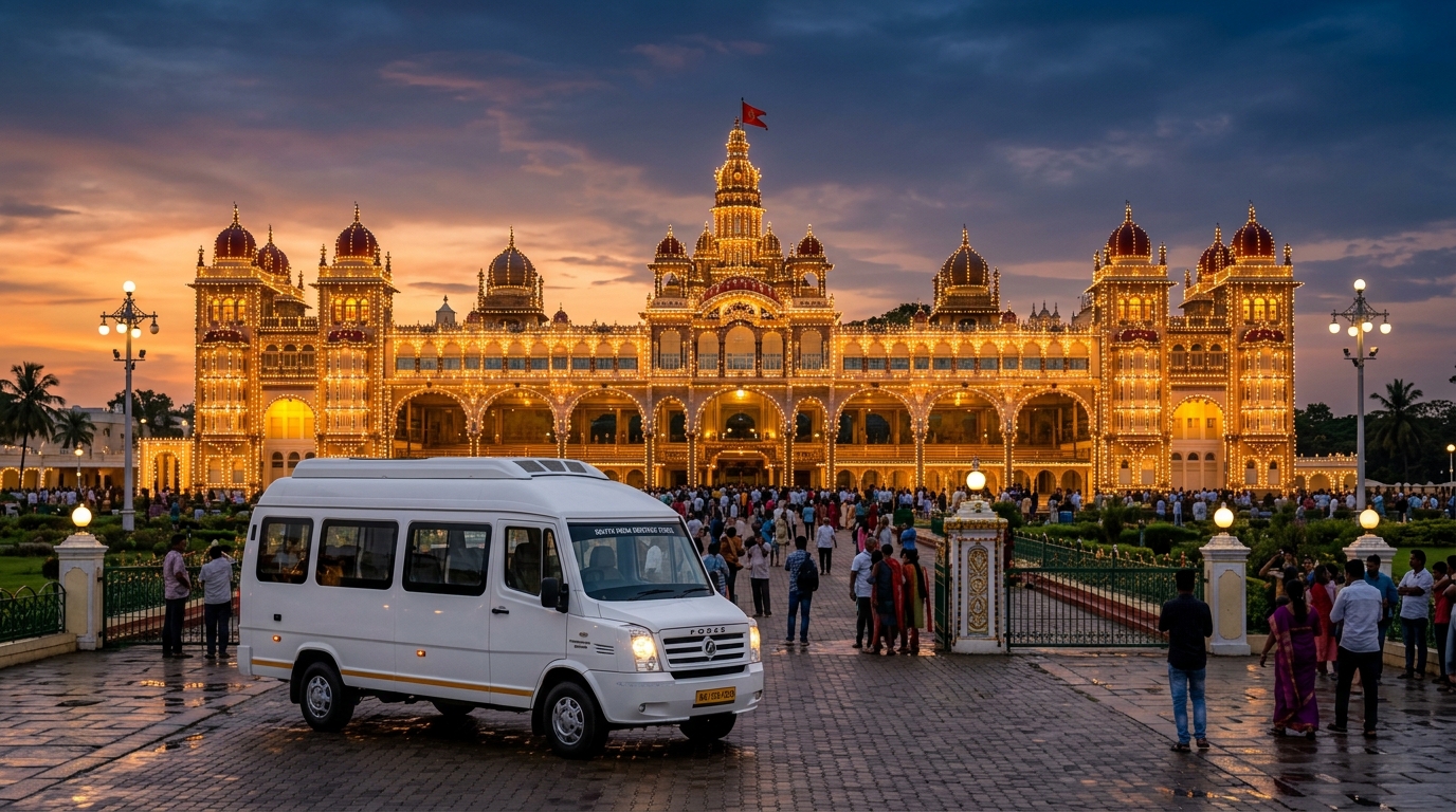 Bangalore to Mysore (Mysuru) Force Urbania rental