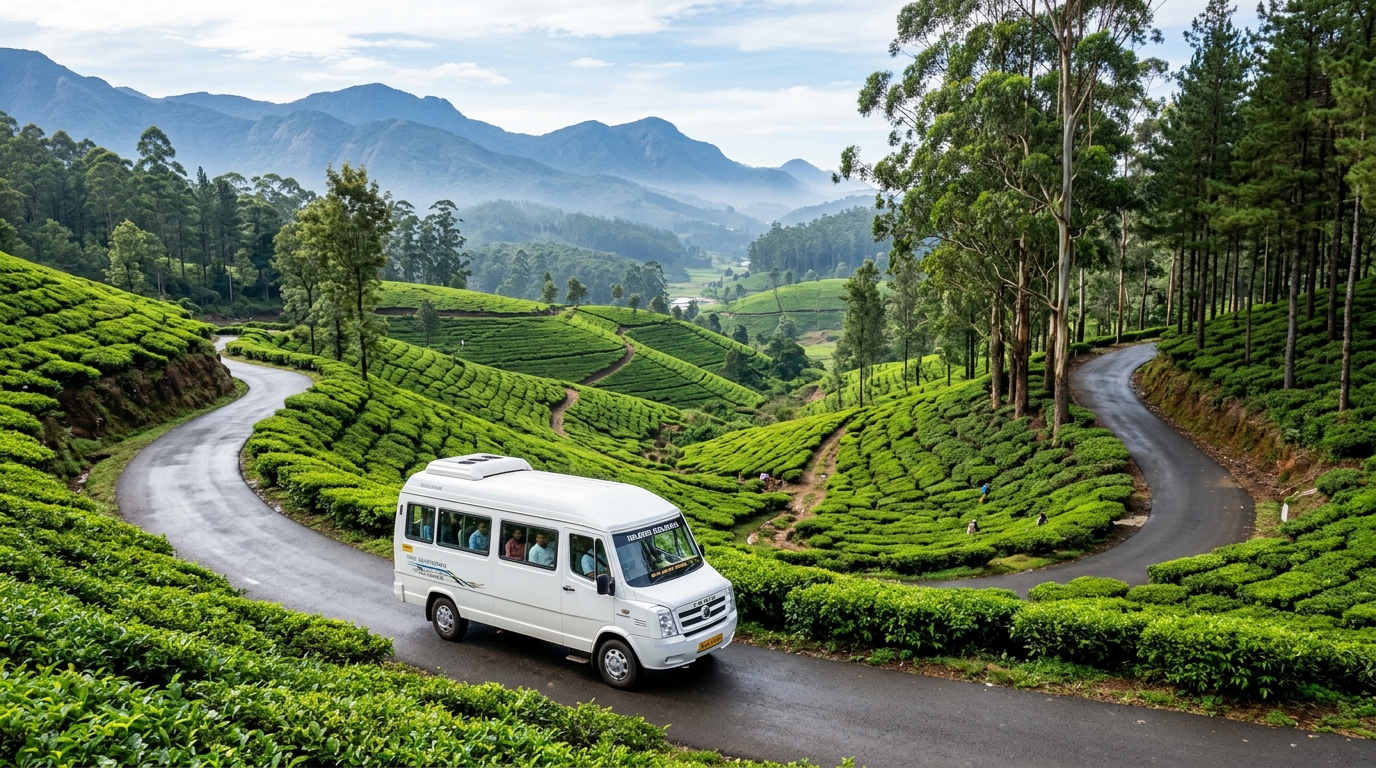 Bangalore to Ooty (Udhagamandalam) Force Urbania rental